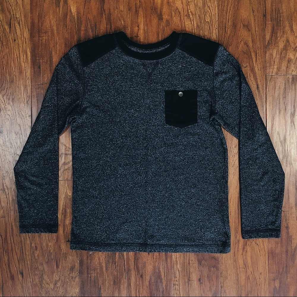 GapKids Boys Black Long-Sleeve T-Shirt